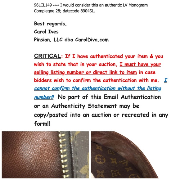 Auth Louis Vuitton Compiegne Clutch 96LCL149 - Picture 7 of 7